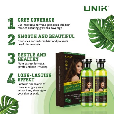 Unik Professional Hair Color Gel x2 500ml