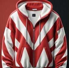 Hoodie made of fleece Sublimtaion