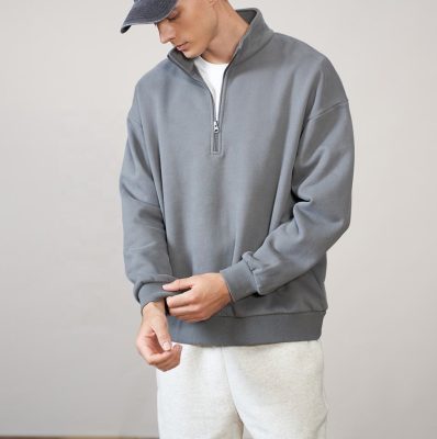 Half Zipper Fleece Hoodie