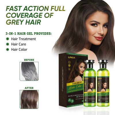 Unik Professional Hair Color Gel x2 500ml